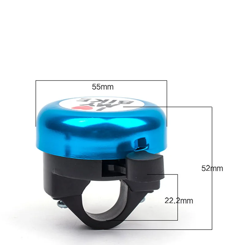 PROMEND милые Безопасность велосипедный Звонок с надписью &quotЯ люблю мою велосипед