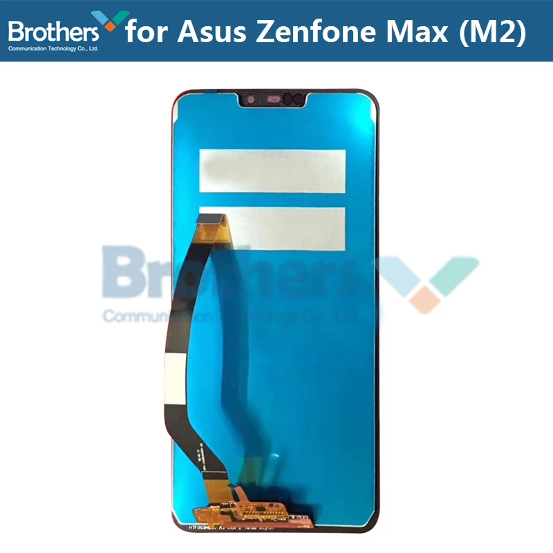 ЖК дисплей с рамкой для Asus Zenfone Max M2 ZB633KL сенсорный экран дигитайзером ASUS тестовый