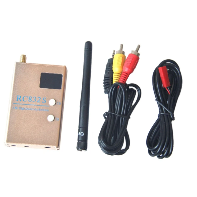 

Wireless FPV Receiver Receiving Frequency: 5645-5945MHz 48Ch 5Km 5.8G High Sensitivity Receiver