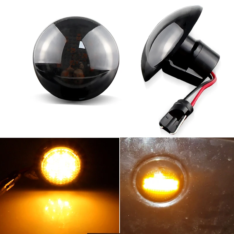 Динамический мигающий светодиодный боковой габаритный указатель поворота для