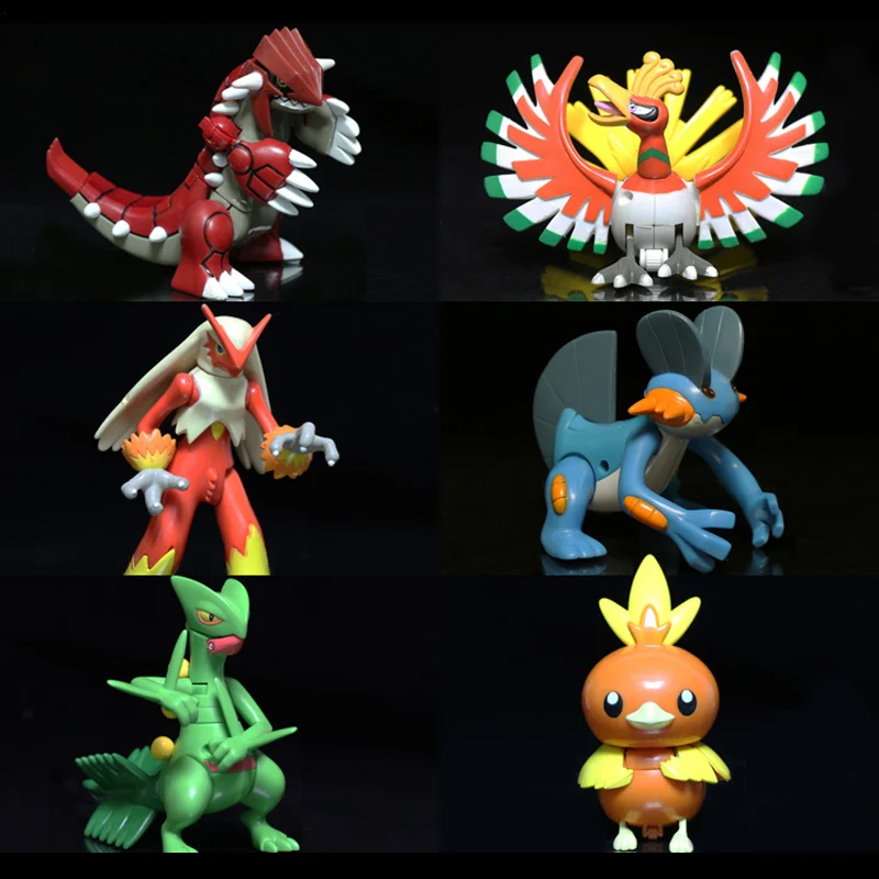 

Pokemon Joint Movable Model Large Blaziken Torchic Groudon Sceptile Swampert Toy Action Figure Kids Gifts