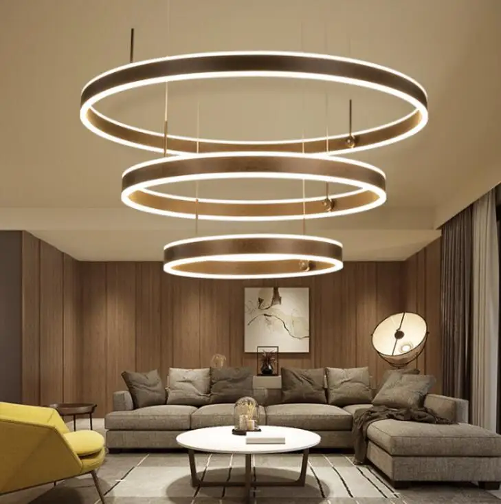 Nordic освещение материалы современный минималист гостиная многослойная