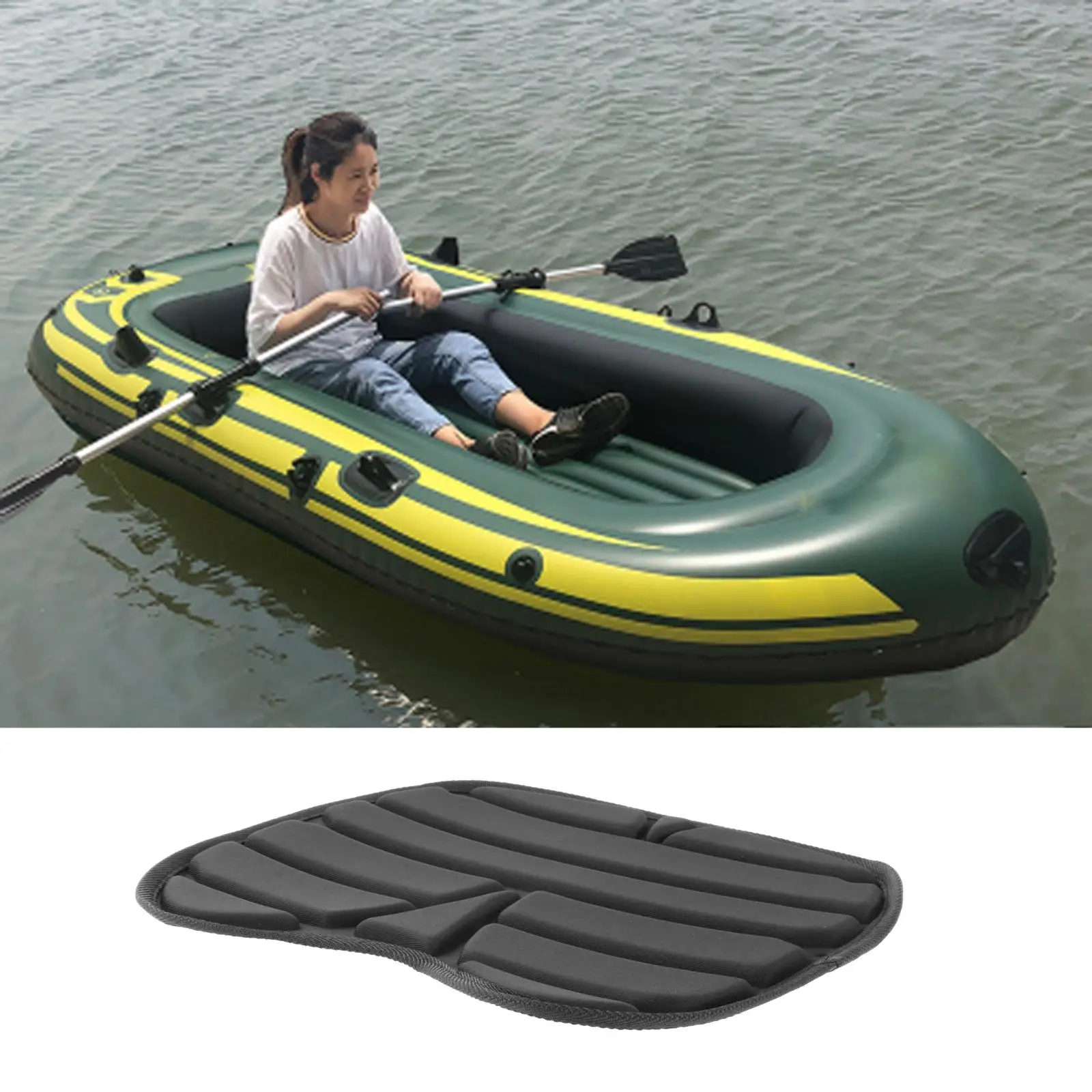 Waterproof Kayak Seat Cushion Lightweight Canoe Pad Folding Accessories | Boat