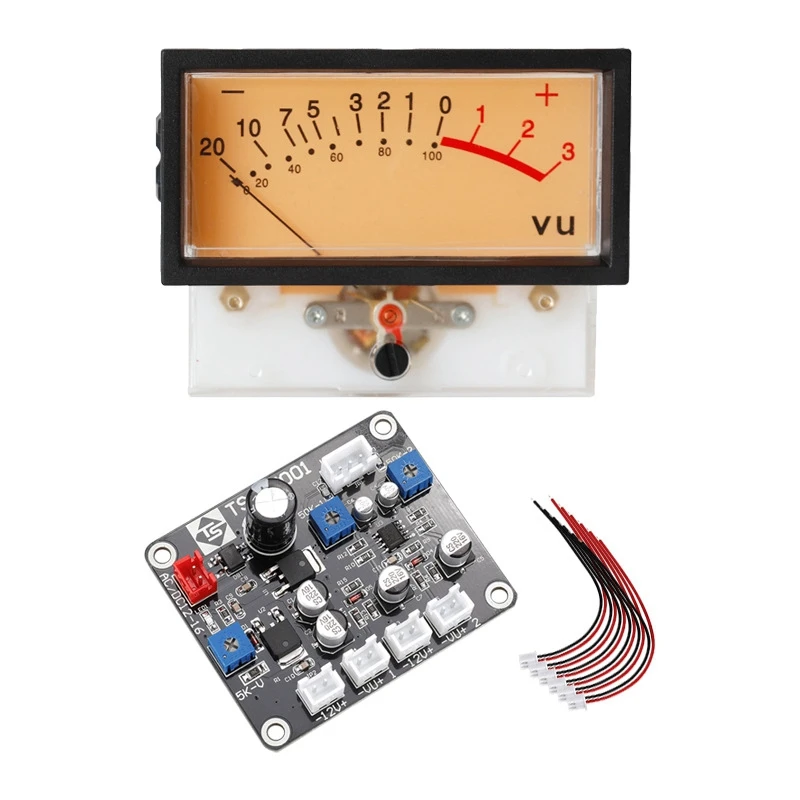

Hot Head Amplifier DB Table Discharge Flat Table Mixer Meter Bridge with Backlight TN-73 VU Meter