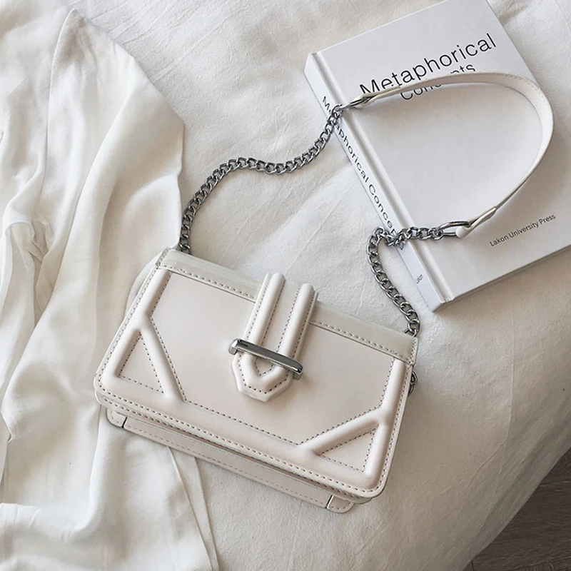 Элегантная женская мини квадратная сумка с клапаном 2019 летняя новая