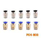 5 шт.10 шт., быстросъемный соединитель для 3D-принтера 3D-V6 PC4-M10