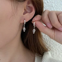 used skull earrings for women fashion exaggeration hip hop punk style bone earrings wholesale korean earings wholesale