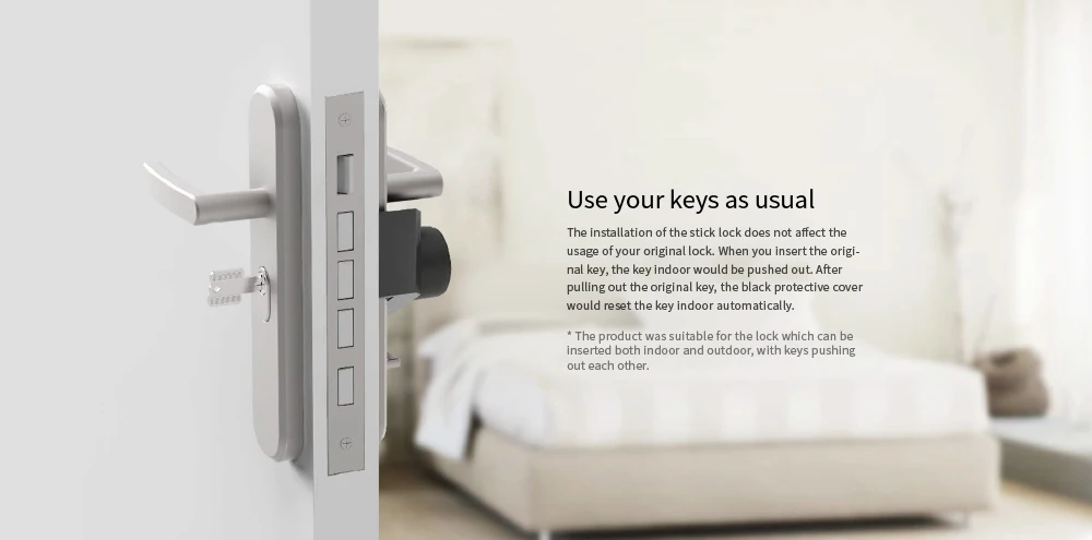 Xiaomi обновленная версия Sherlock Smart Stick Lock S Защита Безопасности Bluetooth беспроводной замок приложение умный пульт дистанционного управления