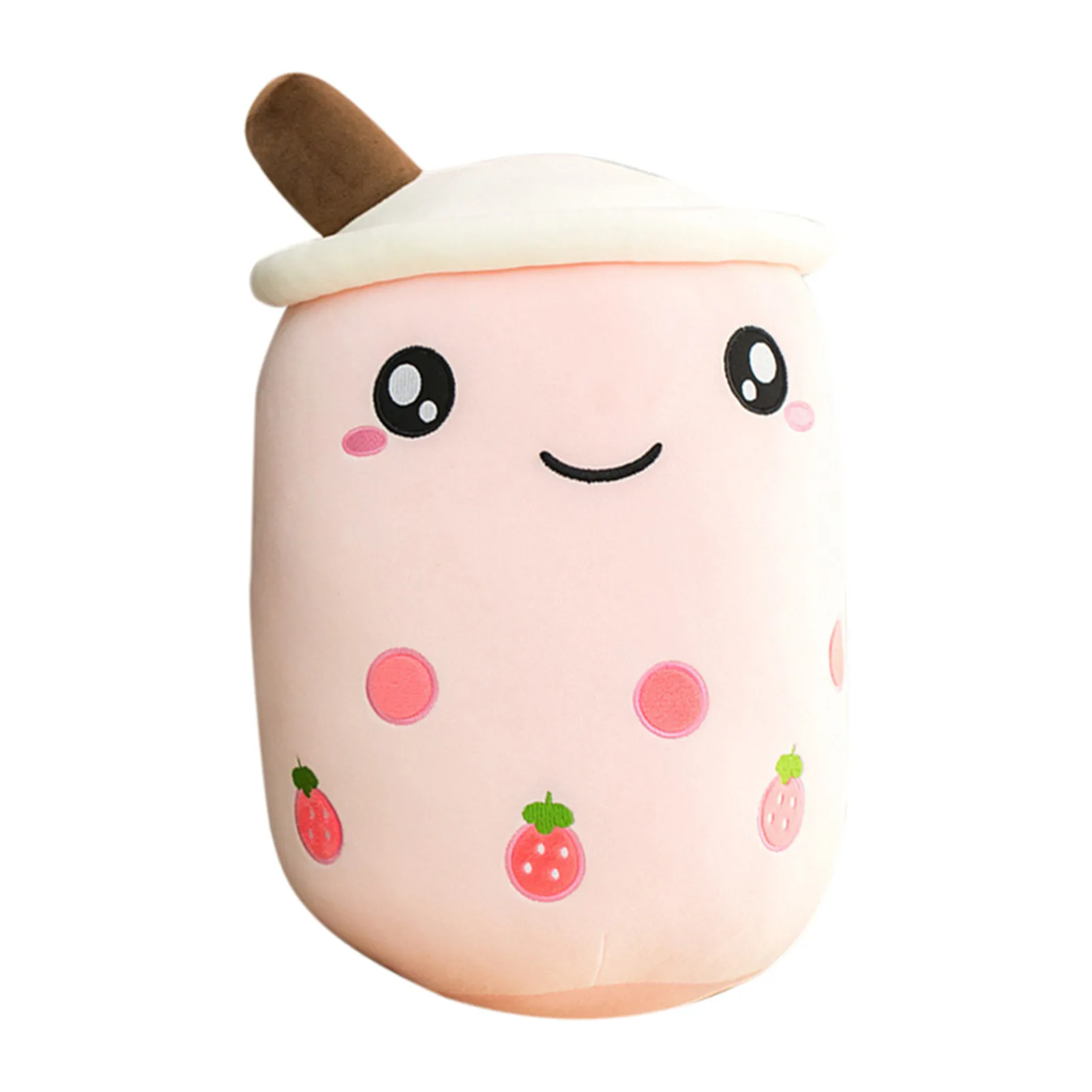 

Real-life Boba Tea Cup Plush Toy Stuffed Food Bubble Strawberry Milk Tea Soft Doll Milk Tea Cup Kids Toy Birthday Gift