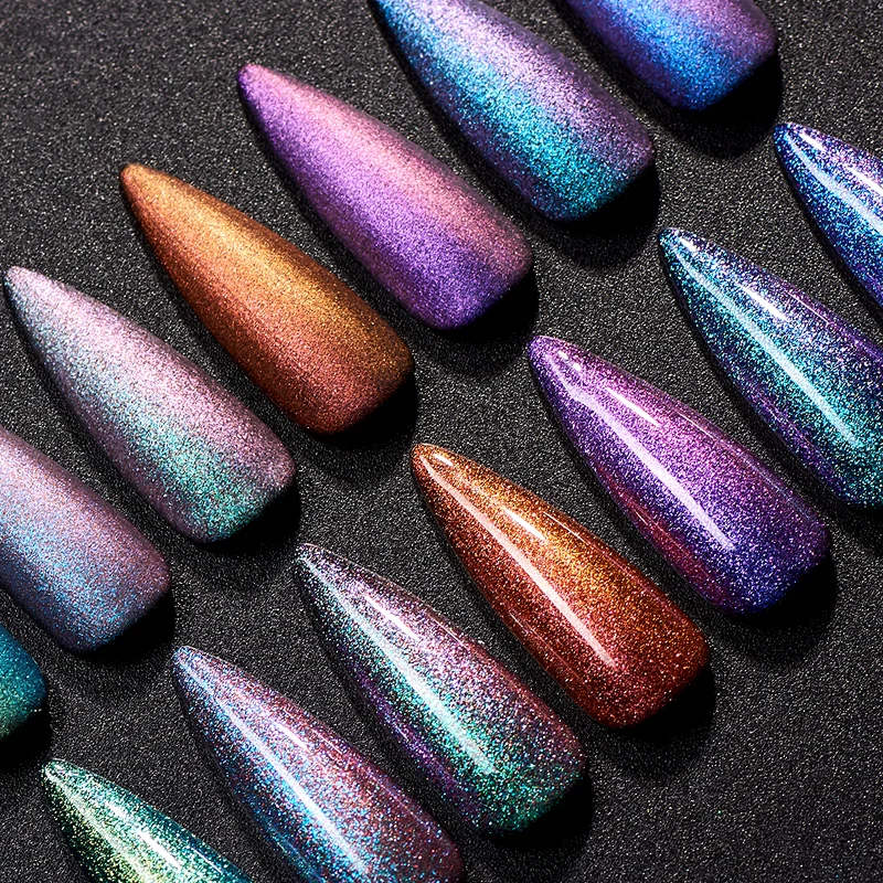 8 мл Гель-лак для ногтей голографический лак Блестящий отмачиваемый долговечный