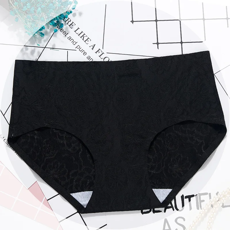 Нижнее белье женское из вискозы тонкие дышащие мягкие ажурные женские трусики