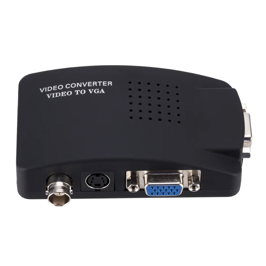 Композитный преобразователь BNC VGA с S-Video на видеоадаптер выходом цифровой