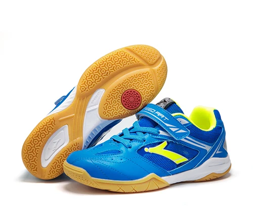 Синий Брендовая детская обувь для настольного тенниса Zapatillas Deportivas Mujer Masculino ping ракетка спортивная обувь кроссовки - Цвет: Синий