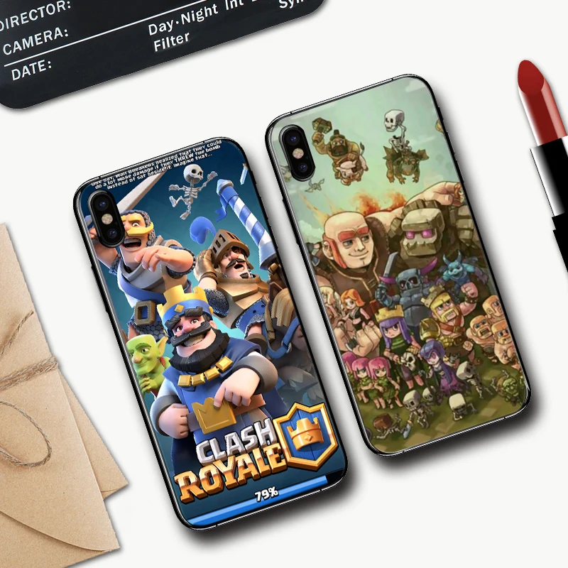 43F Clash DIY роскошный высококачественный силиконовый чехол для iPhone 5 5S SE 2020 6 6S 7 8 Plus X XS