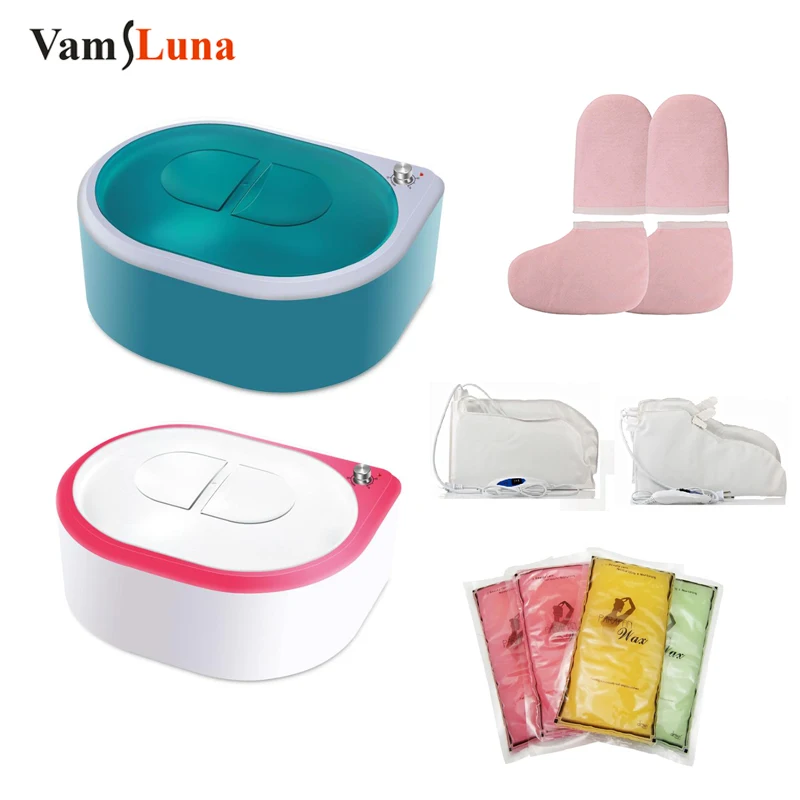

5L Wax Warmer Paraffin Heater Box With Heated Electrical Booties and Gloves for Continuous Hydrating Heat Therapy