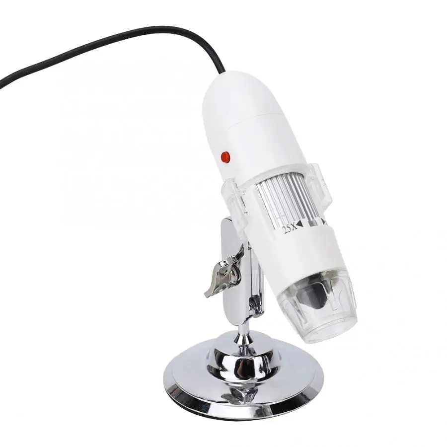 US 110 V 240 25 400x цифровой микроскоп 8LED увеличение камеры ТВ/AV Электрический с
