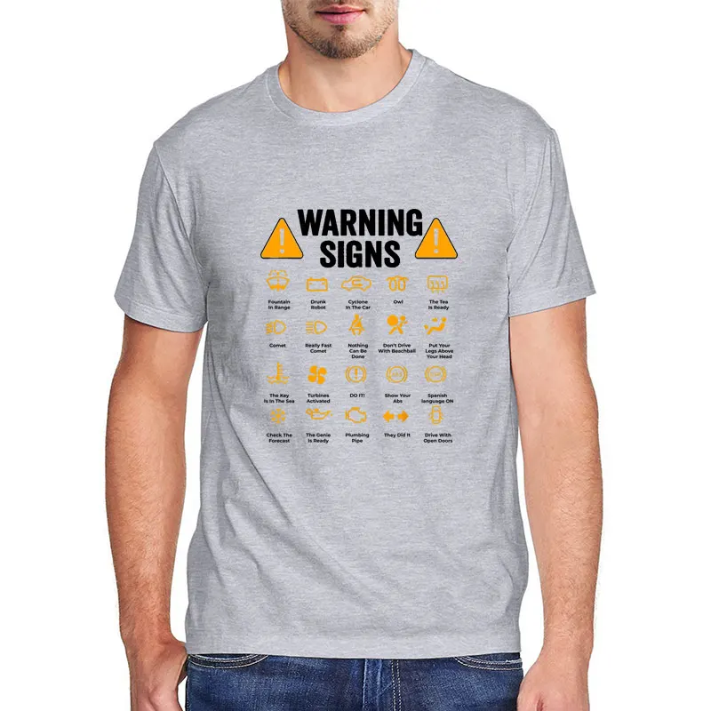 Рисунок 2 - Забавная забавная футболка с предупредительными