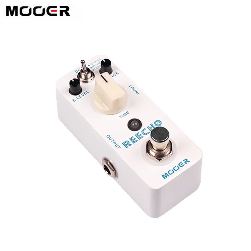 Mooer Reecho Micro Digital Delay Effect Pedal 3 Modes(Analog/Real Echo/Tape Echo) for Electric Guitar True Bypass |