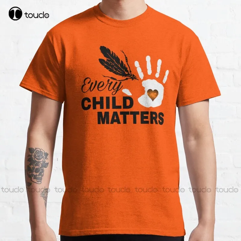 

New Every Child Matters Orange Day Classic T-Shirt T-Shirts For Women Unisex Tee Shirts