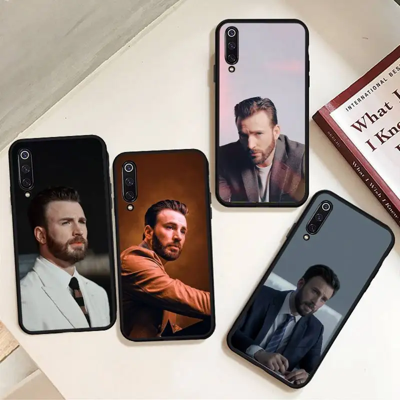 

Chris Evans American actors Phone Case For Xiaomi Redmi note 7 8 9 11 t s 10 A pro lite funda shell coque cover