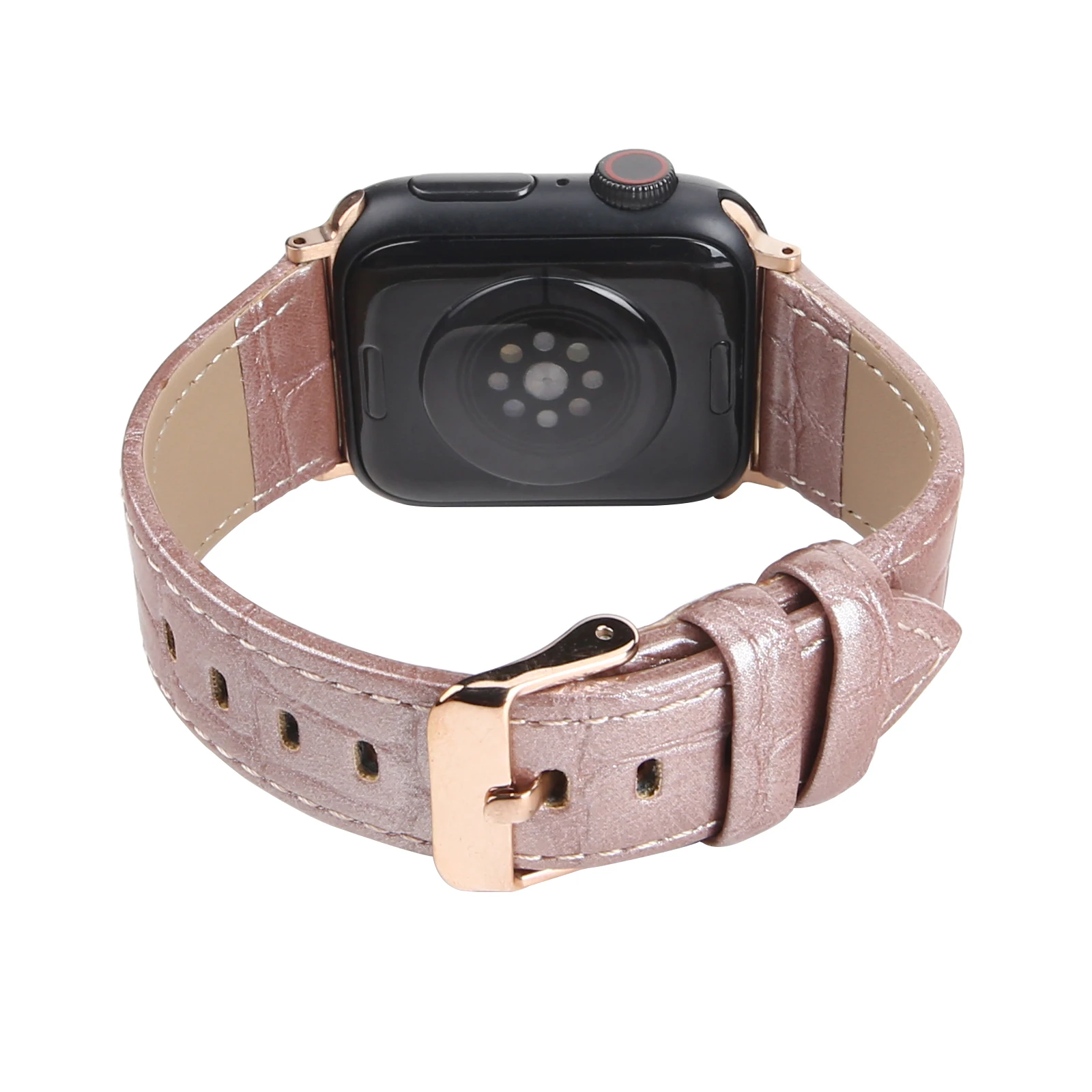 Ремешок из бамбуковой крокодиловой кожи для Apple IWatch 42 мм 38 44 40 6 SE 5 4 3 2 1 браслет