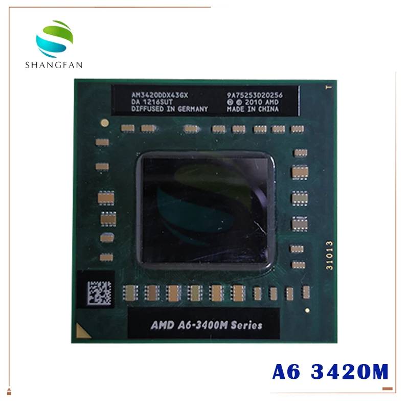 AMD ноутбука Тетрадь Процессор процессор A6 3400M series 3420M 3420 М 1 5 ГГц/4 м гнездо FS1