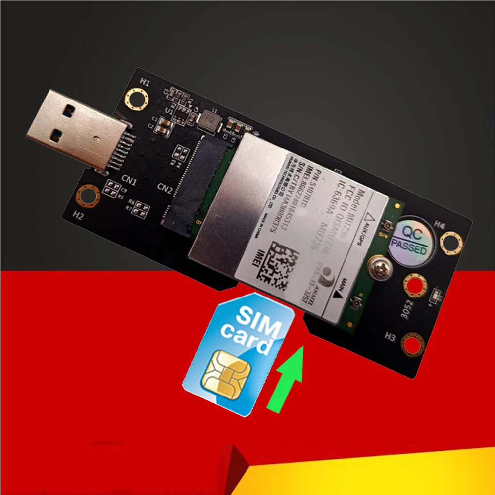 NGFF-Adaptador convertidor M.2 Key B a USB 3,0, placa de escritorio, PC, ranura para tarjeta SIM, para módulo 3G/4G/5G, M.2 a tarjeta elevadora USB