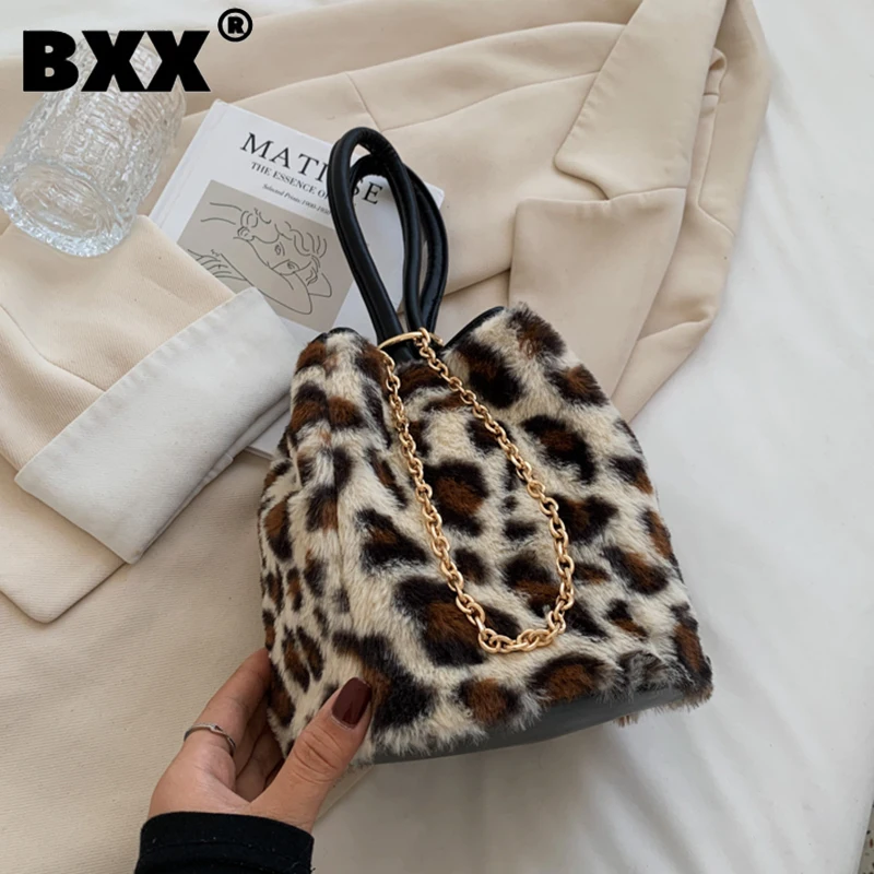 

[BXX] женские новые брендовые бархатные леопардовые сумки из искусственной кожи, универсальные сумки через плечо, одна металлическая сумка ч...