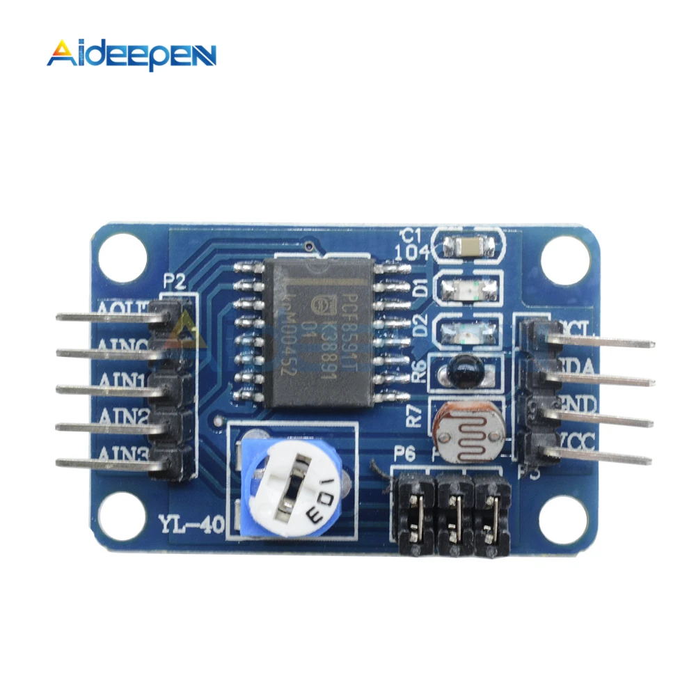 Модуль преобразователя PCF8591 AD/DA преобразователь из аналогового в цифрового