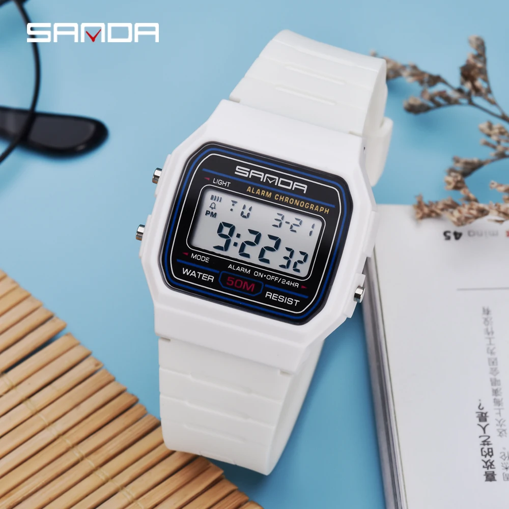 SANDA Kids Watches Anti-Shock 5Bar Waterproof Outdoor Sport Children Watches Fashion Digital Watch Relogio Masculino