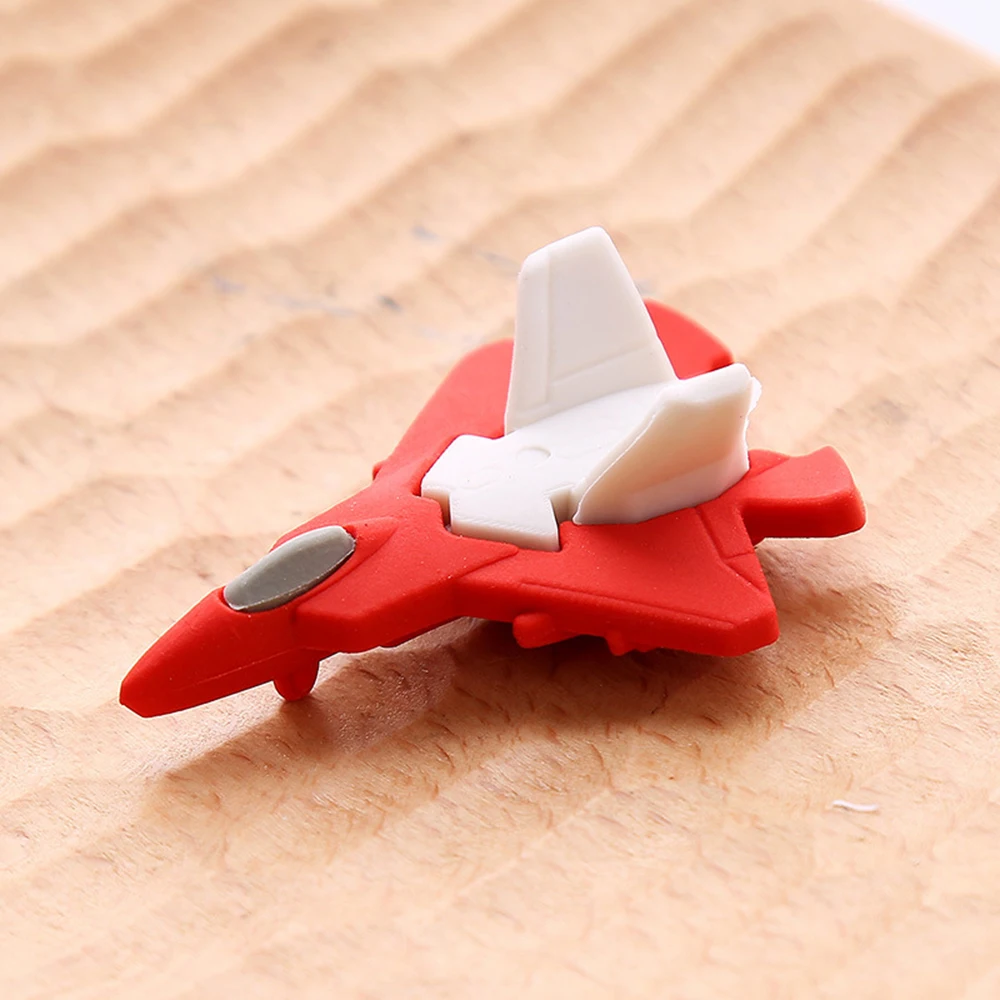 2 Pcs/lot Creative Airplane Children Eraser Student Stationery Rubber Correction Supplies Kids Cute Toy Gift | Канцтовары для офиса
