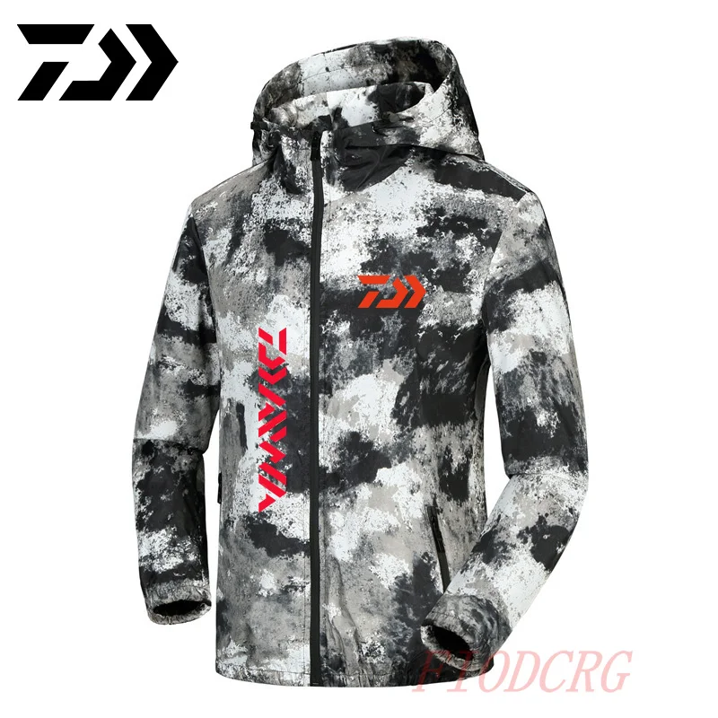 

New Daiwa Breathable DAIWA Autumn Fishing Clothing Outdoor Fishing Jackets Plus Size Hooded Fishing Jackets Fishing Clothes