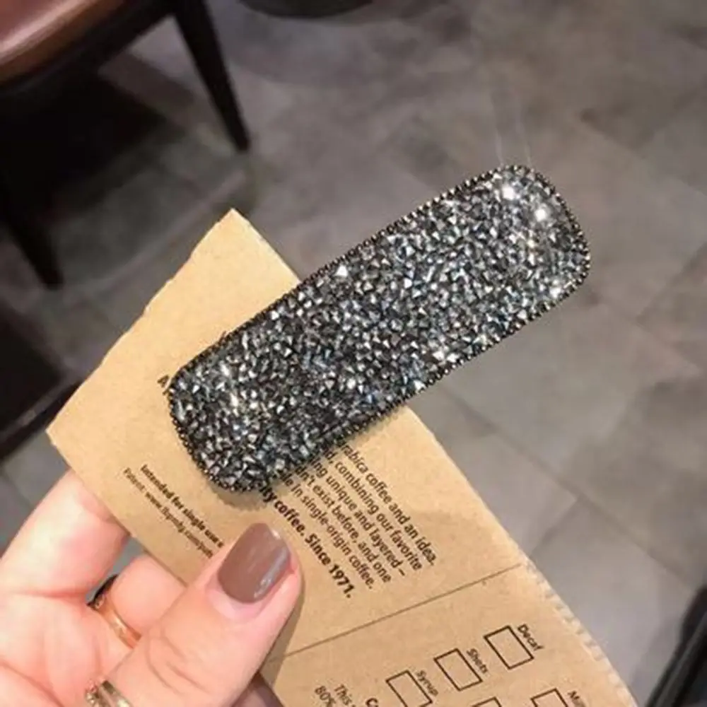 1 шт. квадратная капля Bling хрустальные шпильки для волос головные уборы для женщин девушек Стразы заколки невидимки для волос заколка аксессуары