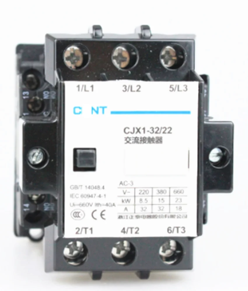 

CJX1-32/22 контактор переменного тока 24В переменного тока 36В переменного тока 220В переменного тока 110В переменного тока