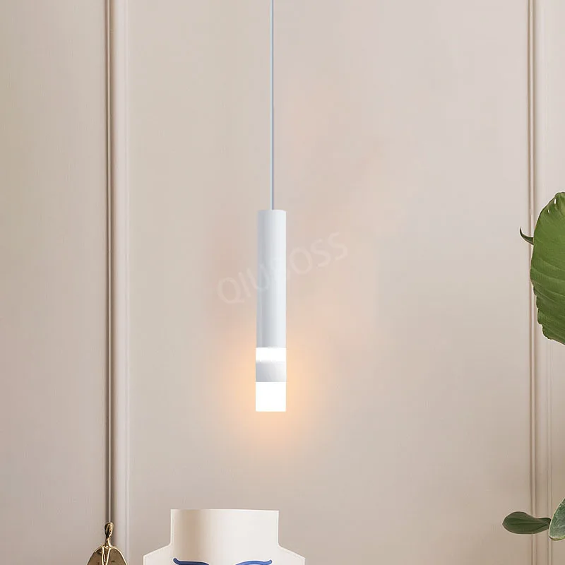 QIUBOSS длинные светодиодный подвесные светильники с регулируемой яркостью