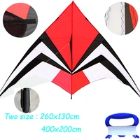 outdoor fun sports 2 6 4m red power delta kite with flying tools easy to fly