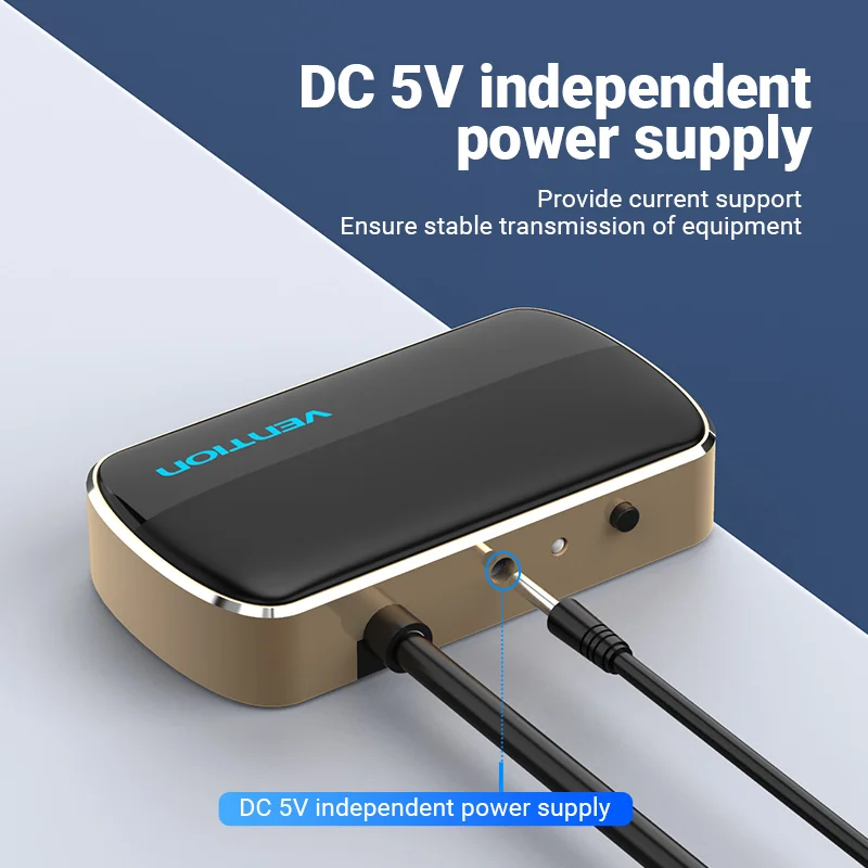 Vention VGA сплиттер 1 в 2 выход папа Женский аудио с кабелем питания для проектора