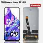 Дисплей для Honor 9x, ЖК-дисплей для Huawei Y9S P Smart Pro 2019, сенсорная панель, дигитайзер в сборе, замена, бесплатная доставка