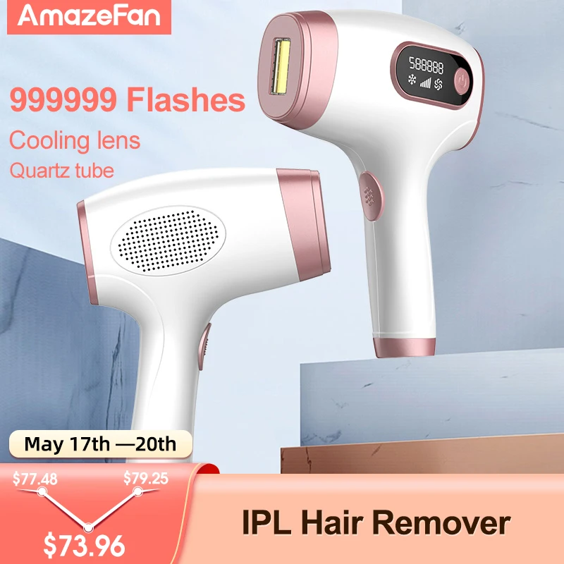 

Laser Epilator Freezing epilator 990000 Flashes Photoepilator Permanent IPL Hair Removal Painless Home Epilator