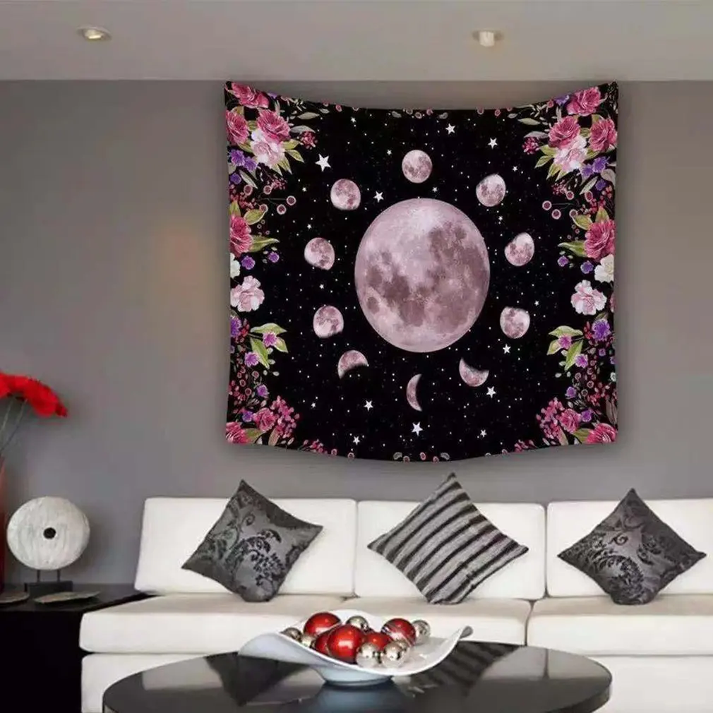 

Vintage Moon Phase Wall Hanging Tapestries Bedroom Tapestries Boho Room Wall Decor Home Decoration Wall Soft Unique Durable
