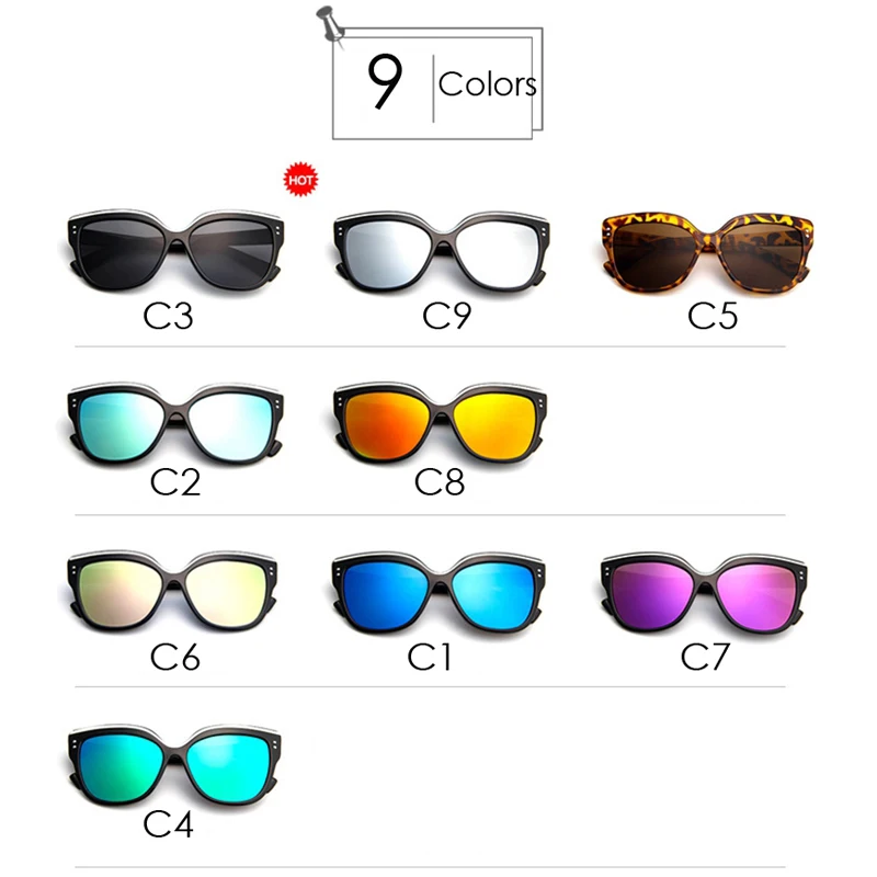 

Seemfly Cat Eye Sunglasses Women Sun Glasses Retro Goggles Gradient Eyeglasses Female Goggle Eyewear UV400 Gafas De Sol