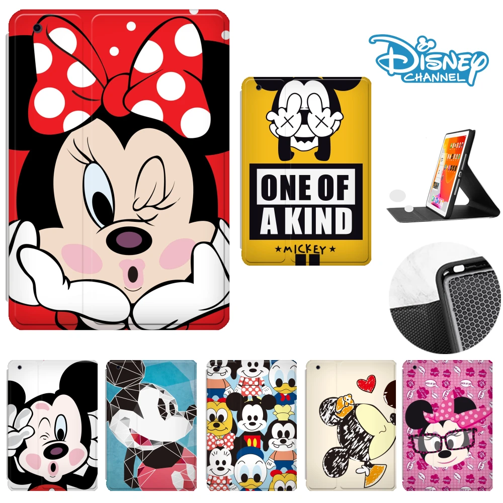 

Чехол для iPad Pro 11, чехол 2020 Pad 9-го поколения, чехол для iPad mini 6 5, чехол для Air 4, чехол для Air 3, чехол с подставкой и Минни Дисней