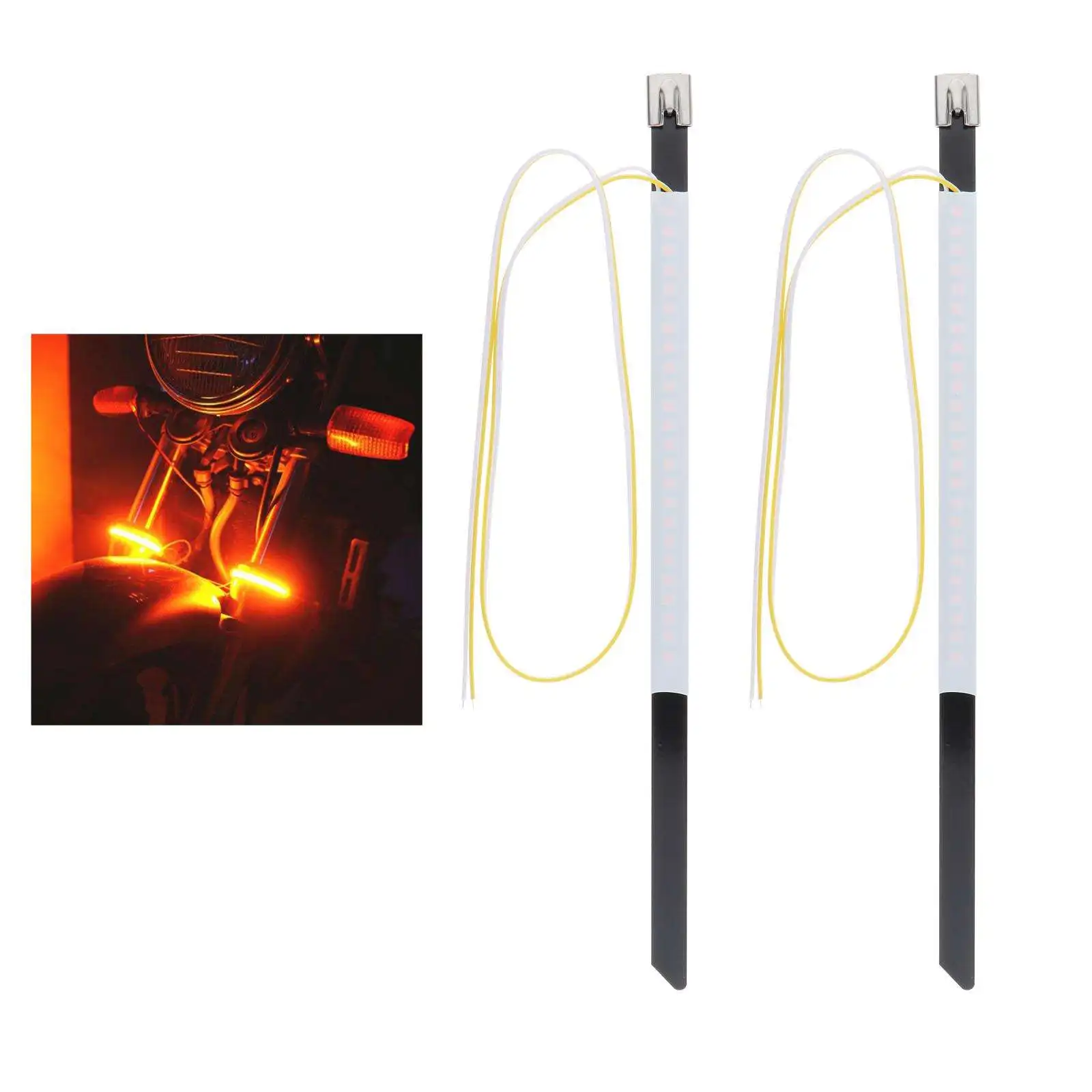 

1 пара светодиодных сигналов поворосветильник для мотоцикла и велосипеда