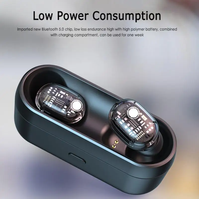

M13 наушники-вкладыши TWS Bluetooth 5,0 Беспроводной наушники сенсорный Управление наушники 6D объемный звук глубокий бас стерео гарнитура с зарядны...