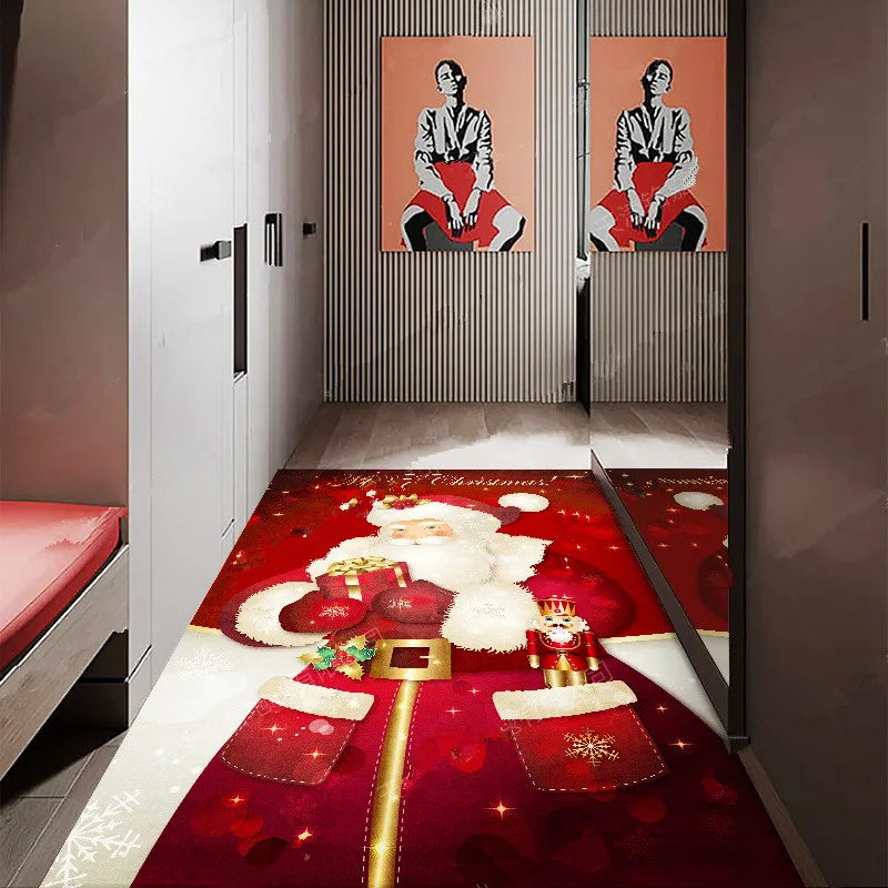 

Merry Christmas Big Carpets For Living Room Bedroom Large Area Rugs XMAS Home Decoractions Floor Year Mat/Rug New Carpet Hallway
