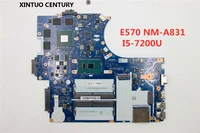 nm a831 for lenovo thinkpad e570 laptop motherboard nm a831 with cpu i5 7200u gtx 950m 2gb fru 01ep400 100 fully test