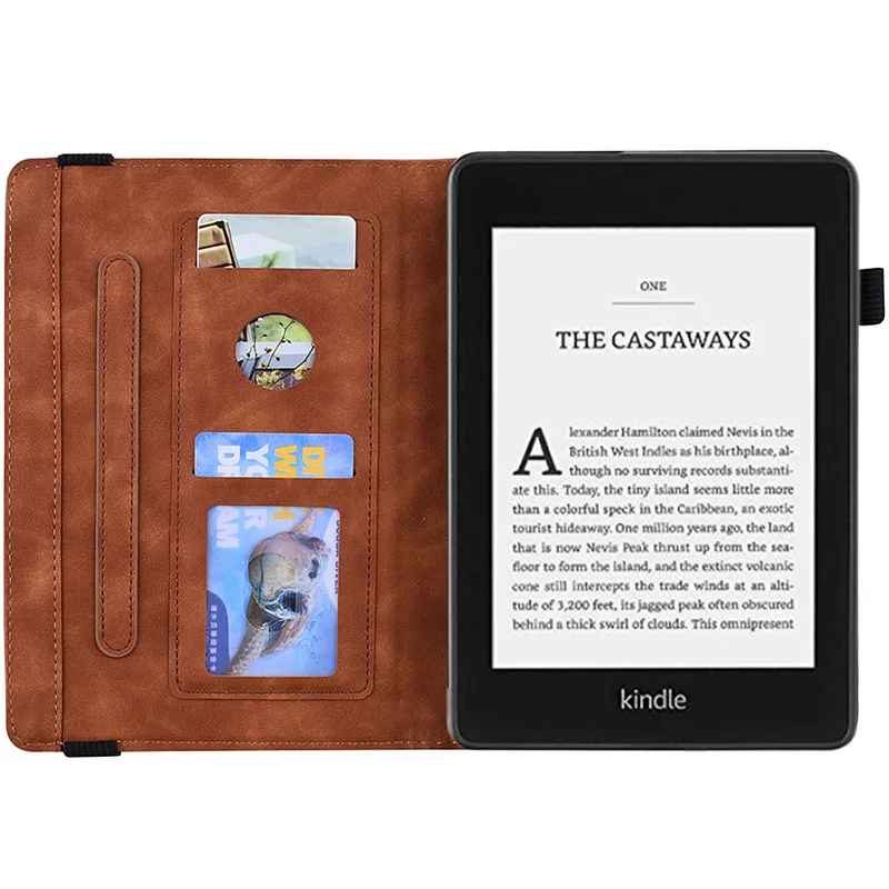 Чехол книжка с тиснением для Amazon 2018 Kindle Paperwhite 4 10 поколения чехол чехол|Чехлы