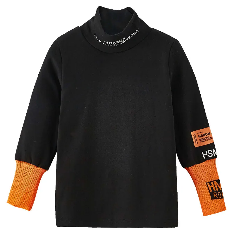 Детский джемпер для девочек коллекция 2021 года весенне осенняя модная футболка с