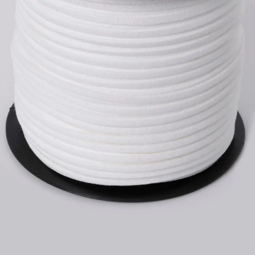 Плетеный шнур 100 ярдов/рулон 2 8 мм Корейский Бархатный кожаный браслет ручной