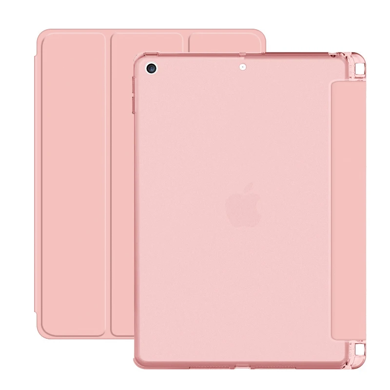 pink Чехол для iPad Mini 5, чехол для iPad Mini, чехол с карандашом, трехслойная подставка, мягкая задняя часть из ТПУ для iPad Mini5, чехол, чехол, Funda Capa - Цвет: pink
